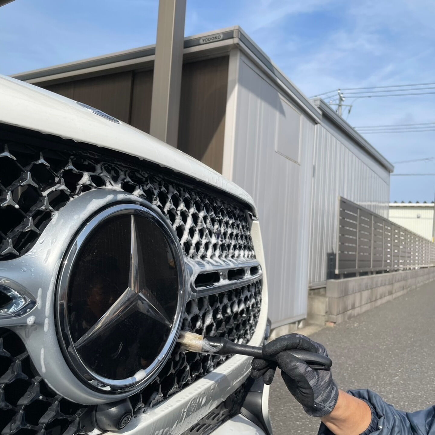 木更津市窓ガラス　プロ洗車なら“HELLO FILM 技巧“