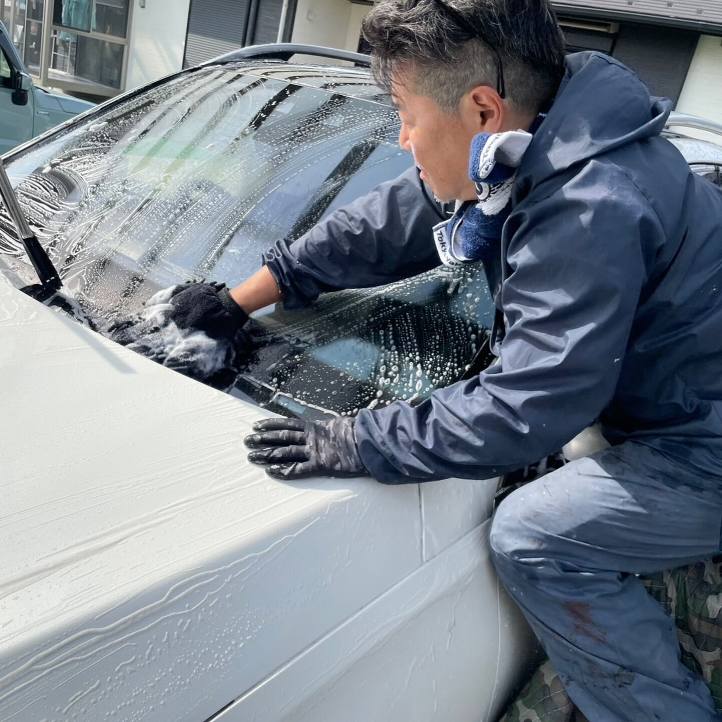 木更津市窓ガラス　プロ洗車なら“HELLO FILM 技巧“